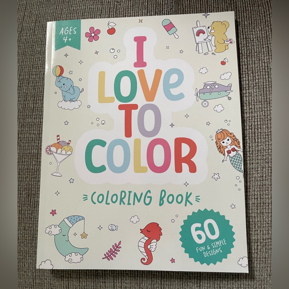 Kids Coloring Book - I Love to Color